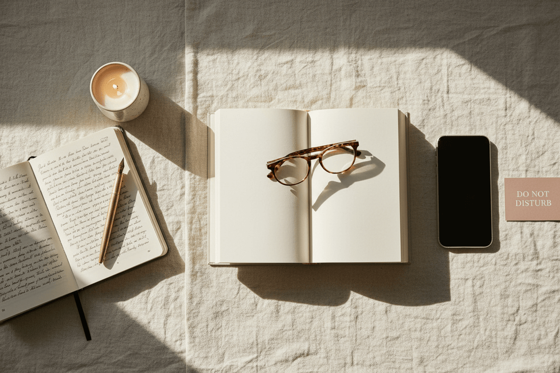 Journaling vs. Reading vs. Screens: What Actually Belongs at the End of Your Routine - Bathwater & Beyond