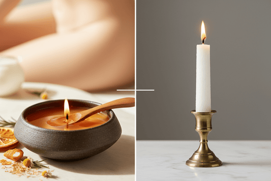 Massage Candle vs. Regular Candle: What's Actually Different - Bathwater & Beyond