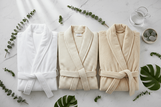 Turkish Cotton vs. Waffle Weave vs. Plush: Which Robe Fabric Actually Fits Your Routine - Bathwater & Beyond